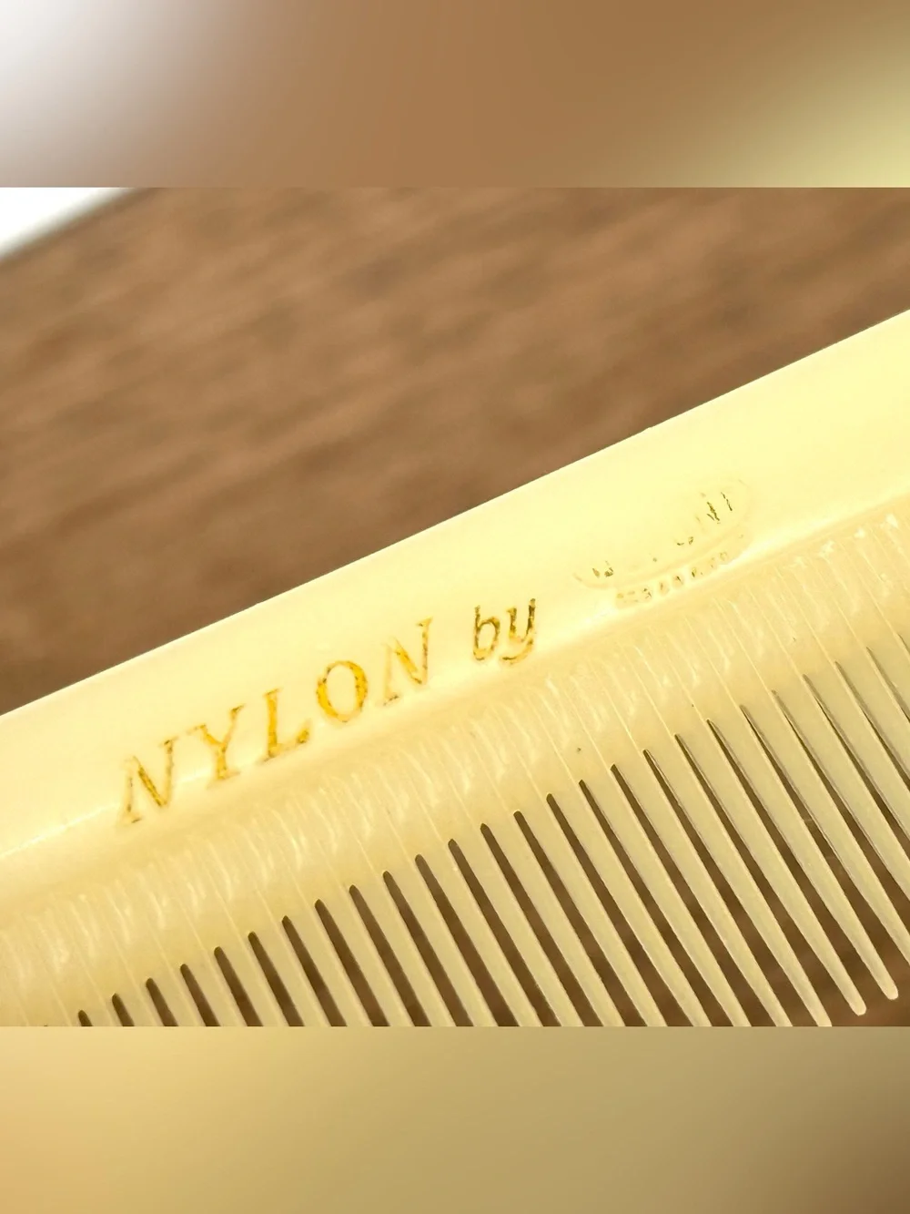 VTG Nylon by DuPont Rattail Comb, Collectible